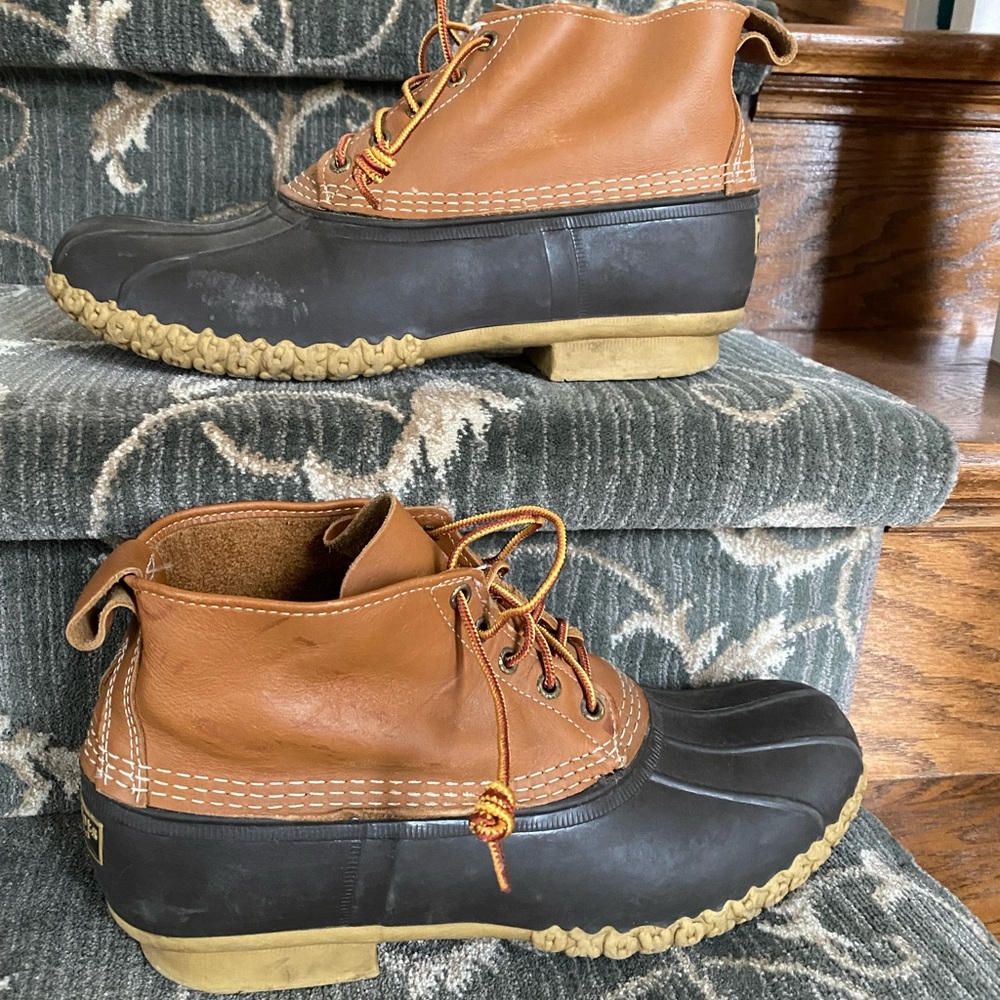 LL Bean Boots (Duck Boots) Size 12 low
